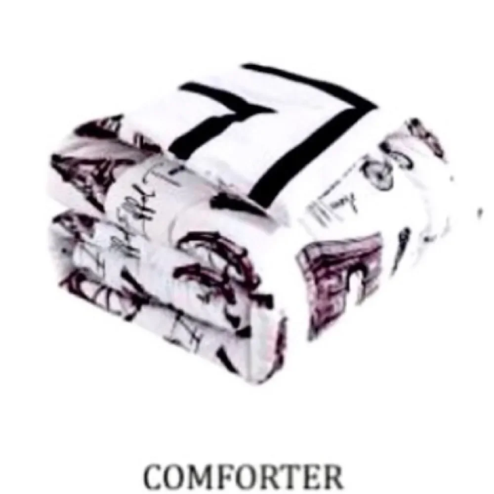 NWT in Package Hallmart Colle Paris Patzita 12-Pc. Reversible King Comforter Set